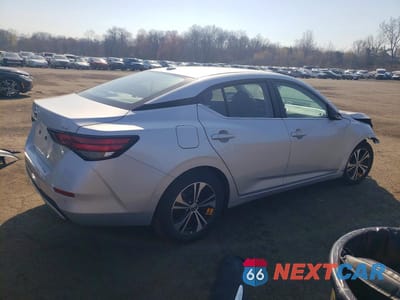 Trzecie zdjęcie samochodu z tyłu: 2022 NISSAN SENTRA SV VIN:3N1AB8CV0NY241657 - miniatura