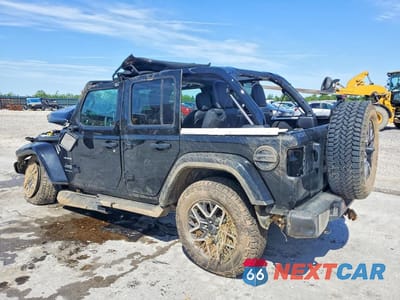 Drugie zdjęcie samochodu z przodu: 2024 JEEP WRANGLER SAHARA VIN:1C4PJXEG8RW247724 - miniatura