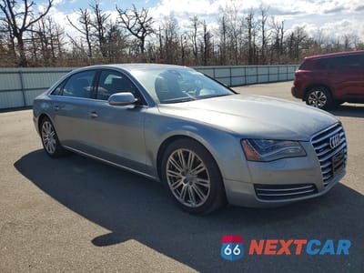 Czwarte zdjęcie samochodu z boku: 2014 AUDI A8 L QUATTRO VIN:WAUR2AFD7EN005950 - miniatura