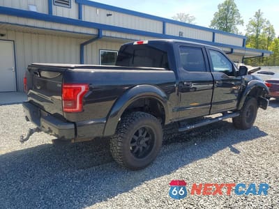 Trzecie zdjęcie samochodu z tyłu: 2015 FORD F150 SUPERCREW VIN:1FTEW1EF8FFB48894 - miniatura