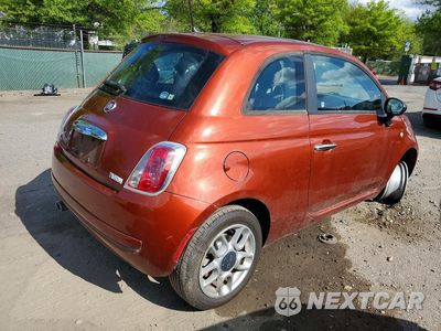 Trzecie zdjęcie samochodu z tyłu: 2012 FIAT 500 POP VIN:3C3CFFAR0CT339977 - miniatura