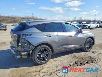 Trzecie zdjęcie samochodu z tyłu: 2022 ACURA RDX A-SPEC VIN:5J8TC2H60NL016215 - miniatura
