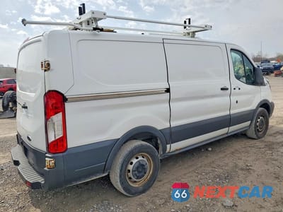 Trzecie zdjęcie samochodu z tyłu: 2018 FORD TRANSIT 250 UTILITY / SERVICE VAN VIN:1FTYR1YM6JKB23376 - miniatura