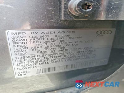 Zdjęcie 13 z 13 samochodu: 2017 AUDI Q7 PREMIUM PLUS VIN:WA1LAAF74HD028256 - miniatura
