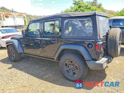 Drugie zdjęcie samochodu z przodu: 2023 JEEP WRANGLER SPORT VIN:1C4HJXDG7PW701285 - miniatura