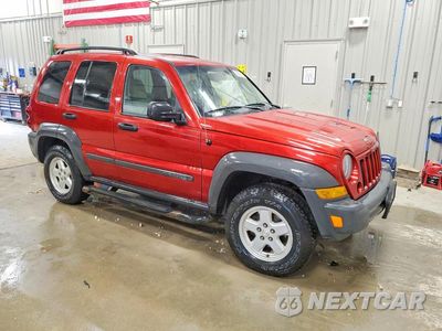 Czwarte zdjęcie samochodu z boku: 2006 JEEP LIBERTY SPORT VIN:1J4GL48K76W281264 - miniatura