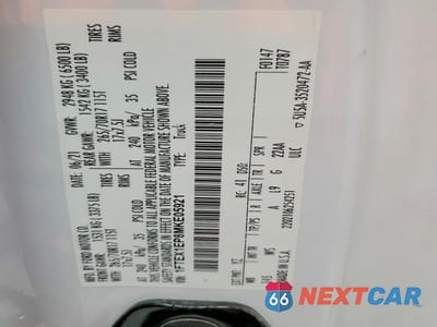 Zdjęcie 12 z 12 samochodu: 2021 FORD F150 SUPER CAB VIN:1FTEX1EP8MKE05921 - miniatura