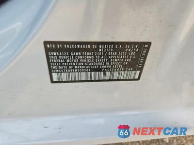 Zdjęcie 12 z 12 samochodu: 2019 VOLKSWAGEN JETTA S VIN:3VWC57BU8KM030206 - miniatura