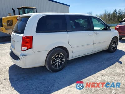 Trzecie zdjęcie samochodu z tyłu: 2016 DODGE GRAND CARAVAN SE VIN:2C4RDGBG2GR319561 - miniatura