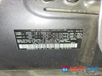Zdjęcie 14 z 14 samochodu: 2022 SUBARU OUTBACK LIMITED VIN:4S4BTANC6N3230961 - miniatura