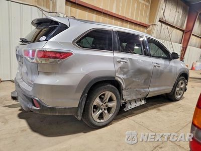 Trzecie zdjęcie samochodu z tyłu: 2014 TOYOTA HIGHLANDER LIMITED PLATINUM VIN:5TDDKRFH8ES033958 - miniatura