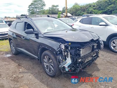 Czwarte zdjęcie samochodu z boku: 2024 HYUNDAI TUCSON BLUE VIN:KM8JBCD12RU237688 - miniatura