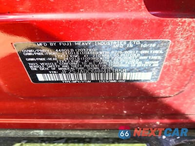 Zdjęcie 12 z 12 samochodu: 2017 SUBARU FORESTER 2.5I PREMIUM VIN:JF2SJAGC6HH483858 - miniatura