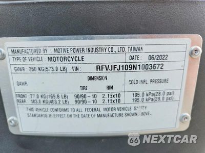 Zdjęcie 8 z 8 samochodu: 2022 GENUINE SCOOTER CO. BUDDY KICK VIN:RFVJFJ109N1003672 - miniatura