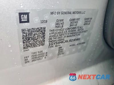 Zdjęcie 13 z 13 samochodu: 2020 CADILLAC ESCALADE ESV LUXURY VIN:1GYS4HKJ6LR230461 - miniatura