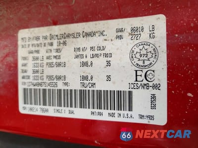 Zdjęcie 12 z 12 samochodu: 2007 DODGE DAKOTA QUAD SLT VIN:1D7HW48N87S145526 - miniatura