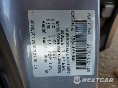 Zdjęcie 13 z 13 samochodu: 2011 MAZDA 3 S VIN:JM1BL1K54B1498022 - miniatura