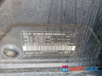 Zdjęcie 14 z 14 samochodu: 2017 MITSUBISHI OUTLANDER SPORT ES VIN:JA4AR3AW1HZ045061 - miniatura