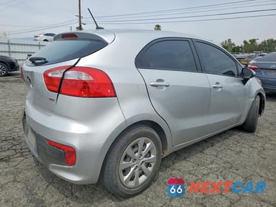 Trzecie zdjęcie samochodu z tyłu: 2016 KIA RIO LX VIN:KNADM5A37G6621512 - miniatura