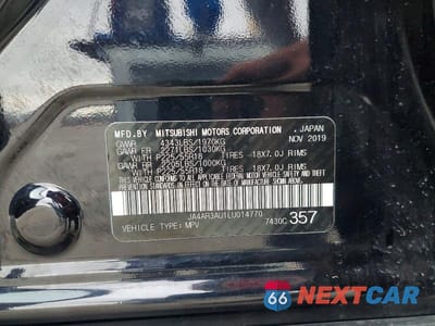 Zdjęcie 13 z 13 samochodu: 2020 MITSUBISHI OUTLANDER SPORT ES VIN:JA4AR3AU1LU014770 - miniatura