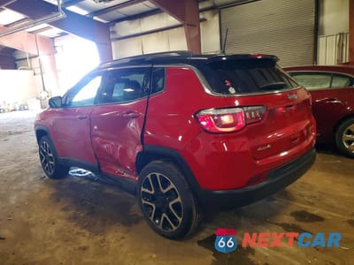 Drugie zdjęcie samochodu z przodu: 2018 JEEP COMPASS LIMITED VIN:3C4NJDCB7JT435349 - miniatura