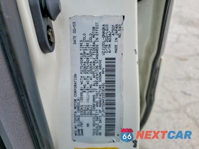 Zdjęcie 13 z 13 samochodu: 2003 LEXUS LX 470 BASE VIN:JTJHT00WX33530491 - miniatura