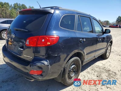 Trzecie zdjęcie samochodu z tyłu: 2009 HYUNDAI SANTA FE LIMITED VIN:5NMSH73E69H275791 - miniatura