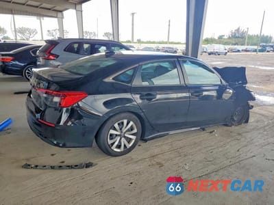 Trzecie zdjęcie samochodu z tyłu: 2024 HONDA CIVIC LX VIN:2HGFE2F22RH537477 - miniatura