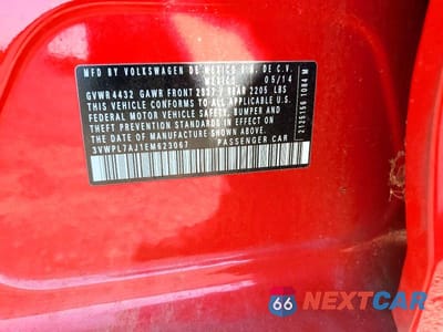 Zdjęcie 12 z 12 samochodu: 2014 VOLKSWAGEN JETTA TDI VIN:3VWPL7AJ1EM623067 - miniatura
