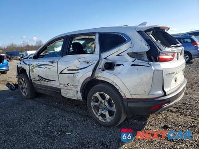 Drugie zdjęcie samochodu z przodu: 2019 HONDA CR-V EX VIN:5J6RW2H54KL027635 - miniatura