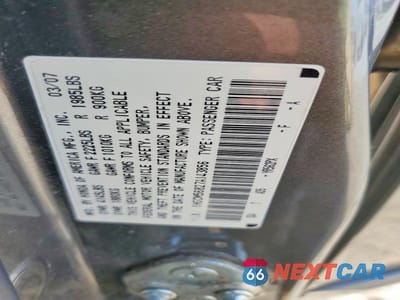 Zdjęcie 12 z 12 samochodu: 2007 HONDA ACCORD EX VIN:1HGCM56827A143856 - miniatura