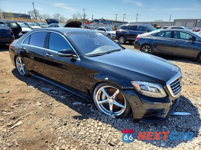 Czwarte zdjęcie samochodu z boku: 2016 MERCEDES-BENZ S 550 4MATIC VIN:WDDUG8FB5GA225173 - miniatura