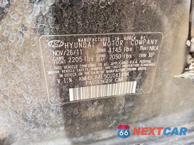Zdjęcie 12 z 12 samochodu: 2012 HYUNDAI ELANTRA TOURING GLS VIN:KMHDC8AE5CU141494 - miniatura