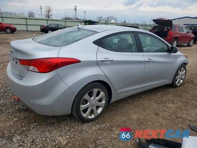 Trzecie zdjęcie samochodu z tyłu: 2012 HYUNDAI ELANTRA LIMITED VIN:5NPDH4AE3CH143673 - miniatura