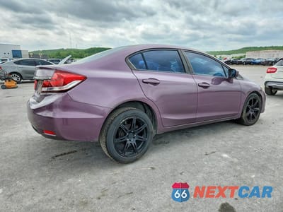 Trzecie zdjęcie samochodu z tyłu: 2015 HONDA CIVIC LX VIN:19XFB2F5XFE007962 - miniatura
