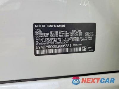Zdjęcie 14 z 14 samochodu: 2020 BMW X6 M VIN:5YMCY0C09L9B05681 - miniatura