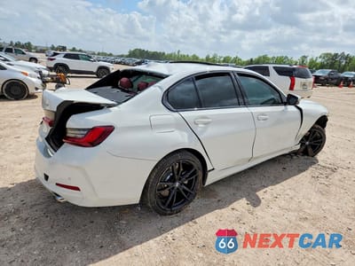 Trzecie zdjęcie samochodu z tyłu: 2023 BMW 330I XDRIVE 4DR AWD VIN:3MW69FF09P8D46796 - miniatura