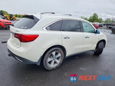 Trzecie zdjęcie samochodu z tyłu: 2016 ACURA MDX VIN:5FRYD4H26GB042316 - miniatura