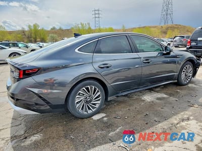 Trzecie zdjęcie samochodu z tyłu: 2024 HYUNDAI SONATA HYBRID SEL VIN:KMHL34JJ0RA101724 - miniatura