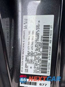 Zdjęcie 10 z 10 samochodu: 2022 TOYOTA TACOMA SR VIN:3TYSX5EN4NT011954 - miniatura