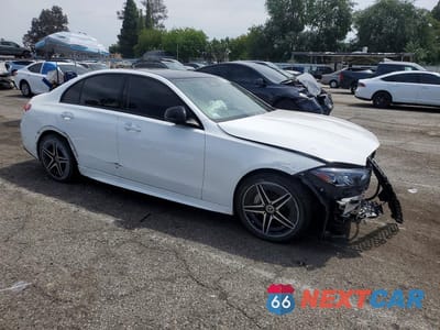 Czwarte zdjęcie samochodu z boku: 2024 MERCEDES-BENZ C 300 VIN:W1KAF4GB9RR200276 - miniatura