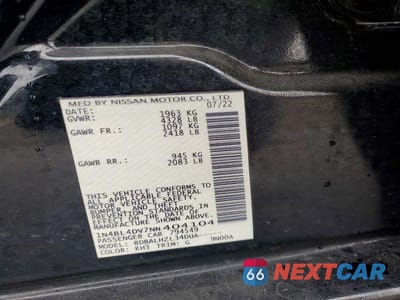 Zdjęcie 13 z 13 samochodu: 2022 NISSAN ALTIMA 2.5 SV VIN:1N4BL4DV7NN404104 - miniatura