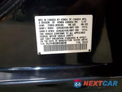 Zdjęcie 13 z 13 samochodu: 2006 HONDA RIDGELINE RTL VIN:2HJYK16536H549018 - miniatura