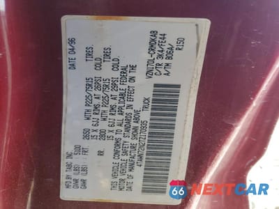 Zdjęcie 12 z 12 samochodu: 1996 TOYOTA TACOMA XTRACAB VIN:4TAWN72N2TZ170935 - miniatura