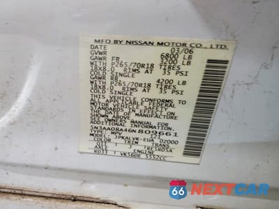 Zdjęcie 13 z 13 samochodu: 2006 INFINITI QX56 BASE VIN:5N3AA08A46N809661 - miniatura