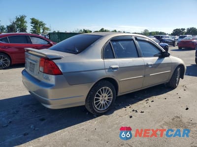 Trzecie zdjęcie samochodu z tyłu: 2005 HONDA CIVIC LX VIN:2HGES16575H616632 - miniatura