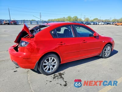 Trzecie zdjęcie samochodu z tyłu: 2008 MAZDA 3 I VIN:JM1BK32FX81778527 - miniatura