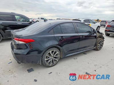Trzecie zdjęcie samochodu z tyłu: 2022 TOYOTA COROLLA SE VIN:5YFS4MCE9NP125491 - miniatura