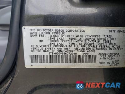 Zdjęcie 12 z 12 samochodu: 2003 TOYOTA RAV4 BASE VIN:JTEHH20V936072248 - miniatura