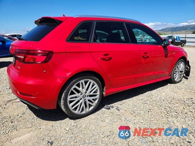 Trzecie zdjęcie samochodu z tyłu: 2018 AUDI A3 E-TRON PREMIUM VIN:WAUUPBFF8JA082010 - miniatura